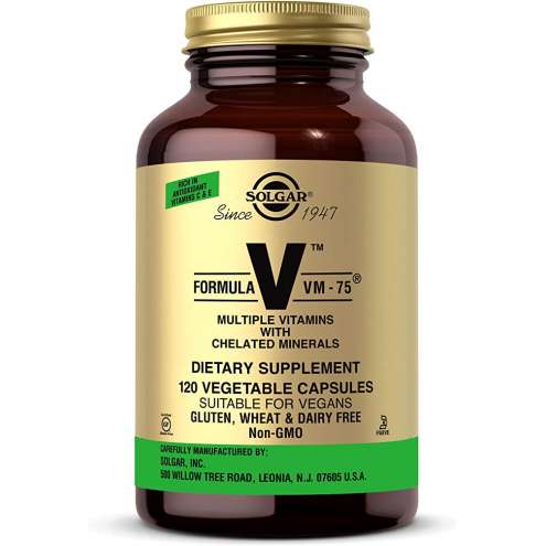 SOLGAR Formula VM-75 - Vitamínový a minerální komplex, 120 tablet